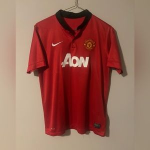 Youth Nike Manchester United 2013-14 Home Jersey 532849-624 size YXL